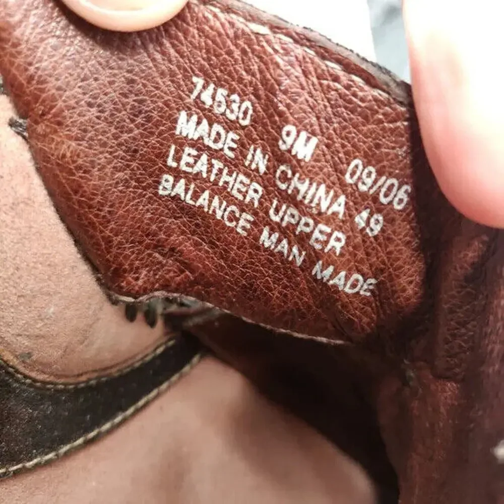 Clark’s brown Leather Wedge Mule sz 9